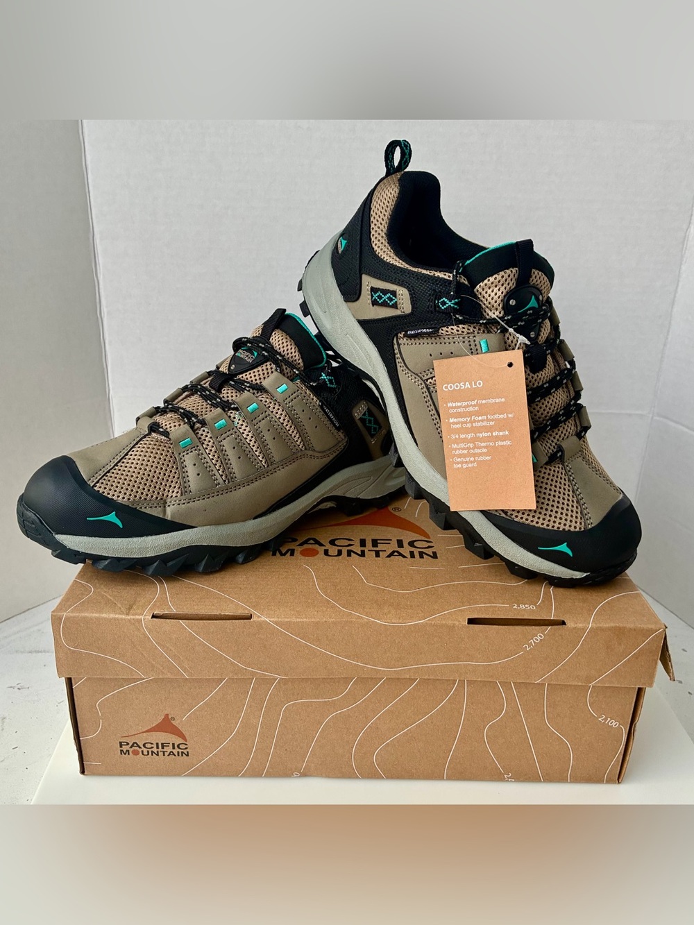 PACIFIC MOUNTAIN COOSA LO-Hiking/Waterproof-Boots\Shoes-WOMAN's Sz 8.5-NEW (NIB)